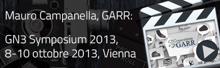 Intervista a Mauro Campanella - GN3 Symposium 2013, 8-10 ottobre 2013, Vienna