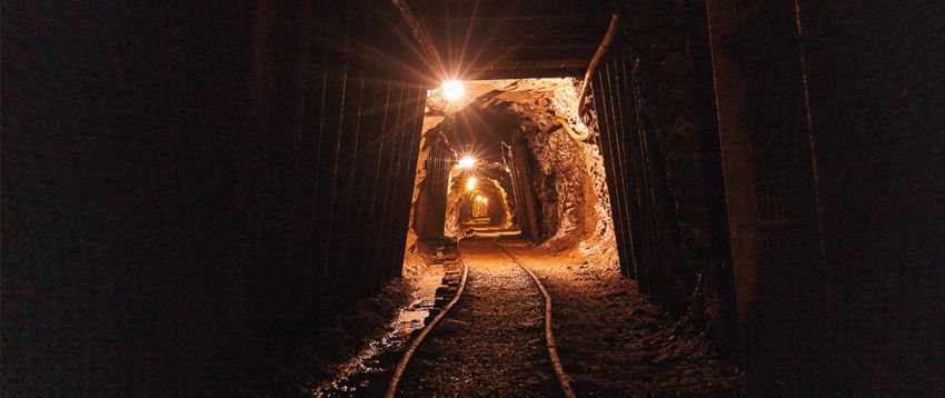 Tunnel della miniera di Sos Enattos - ©INFN, Marco Sallese