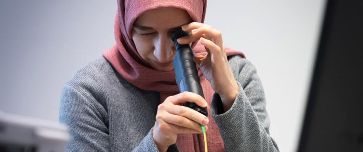 foto di ricercatrice